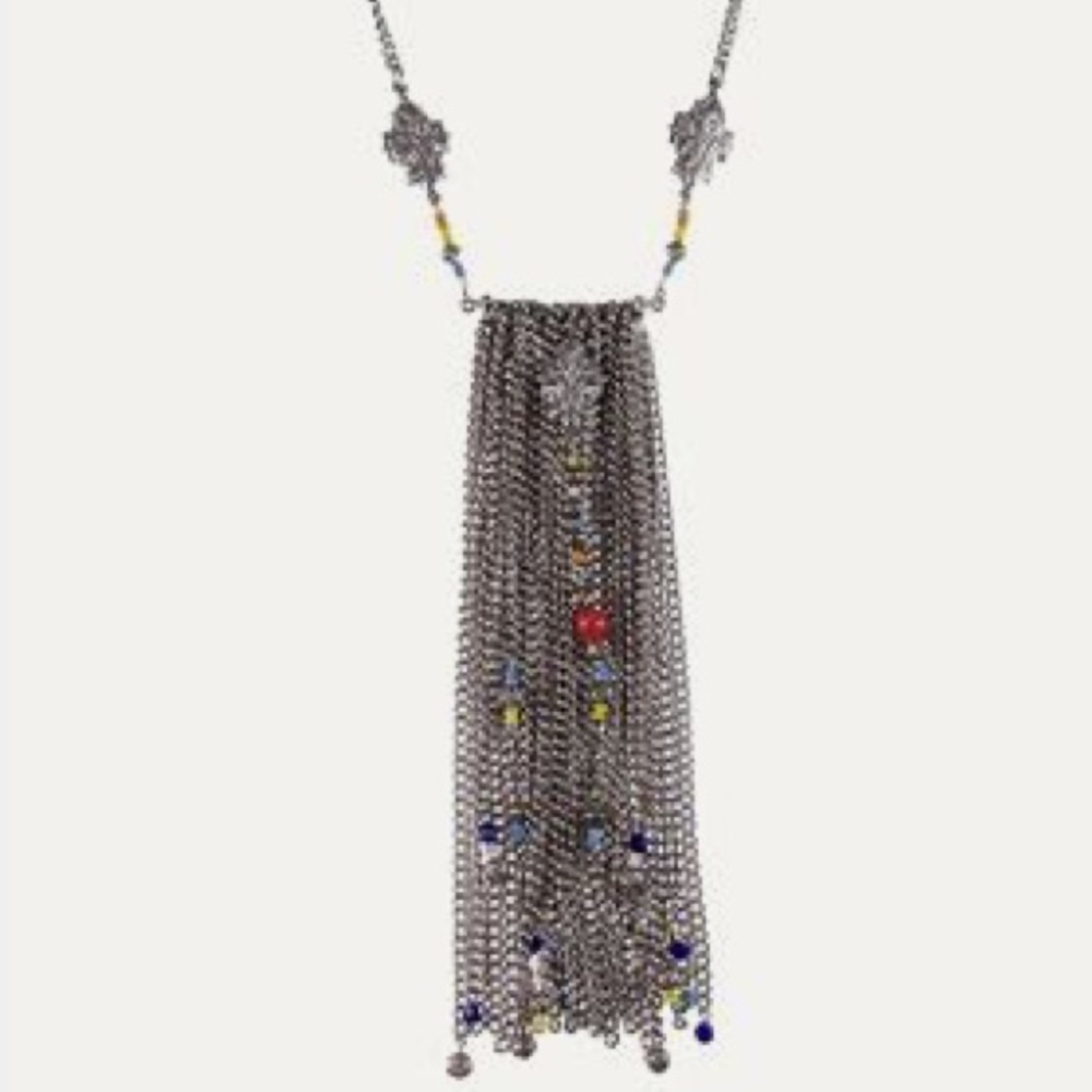 New Hanging Tassel Chain Beaded Necklace